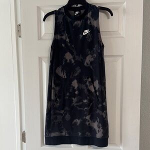 Nike Black and Brown Sleeveless Dress